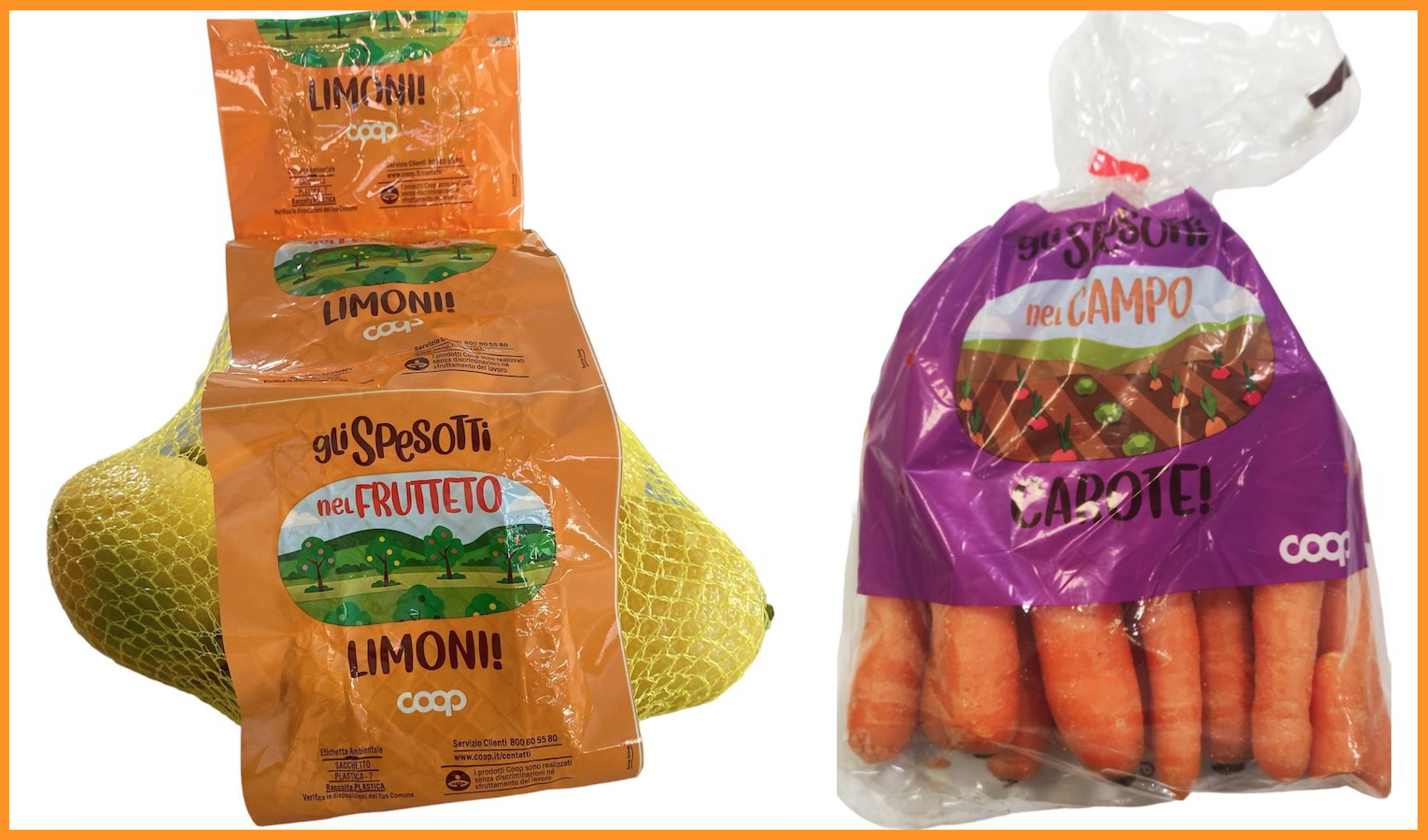 gli spesotti coop carote limoni ortofrutta 2024