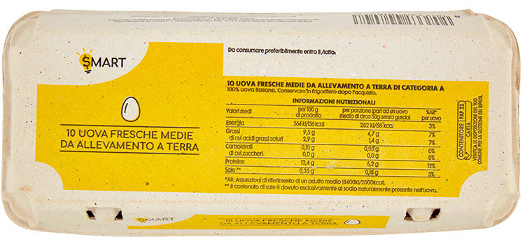 Uova Esselunga Smart richiamo 26.08.2024