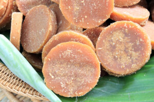 Fette di zucchero di palma