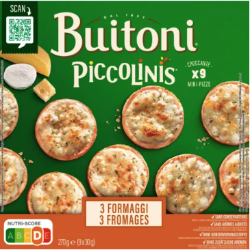 Piccolinis formaggi Buitoni
