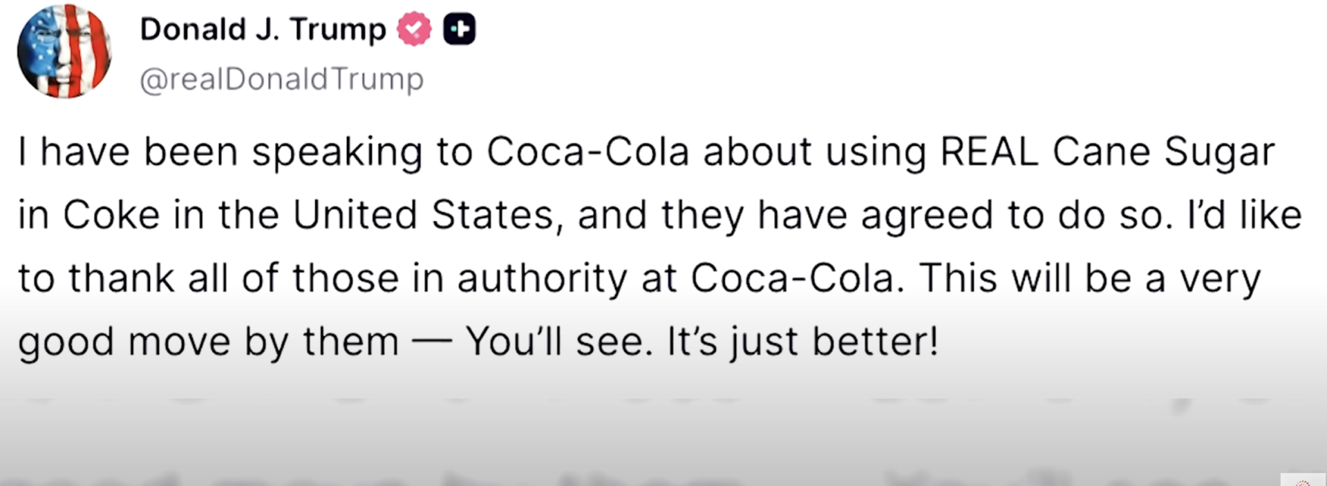 Trump Coca-Cola 