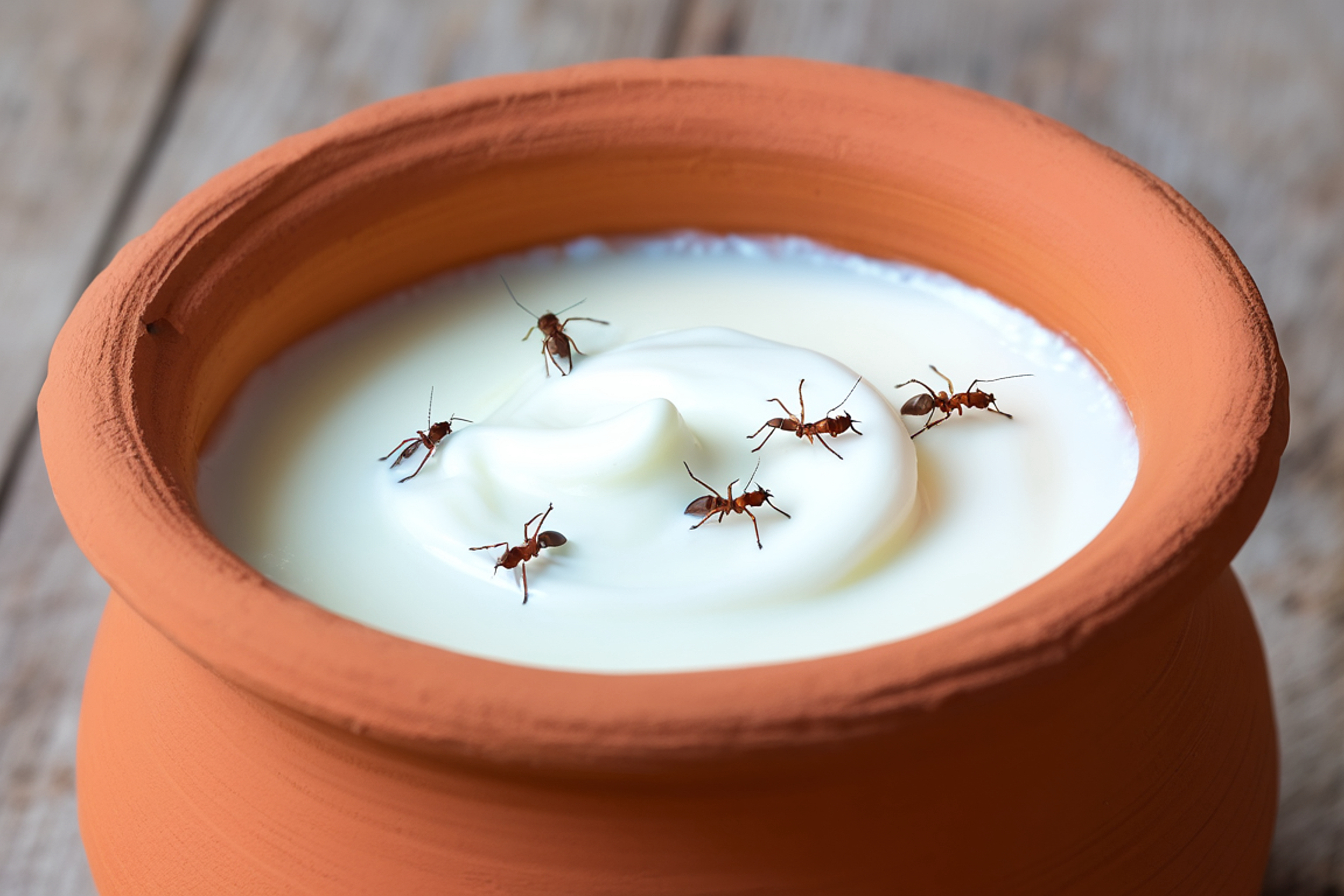 yogurt alle formiche yogurt con formiche insetti latticini Depositphotos_843663980_XL