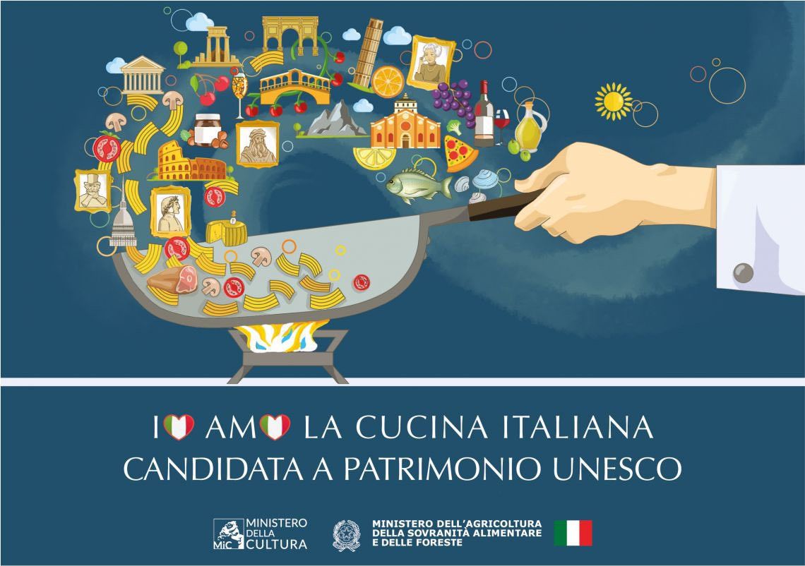 Cucina italiana patrimonio Unesco 