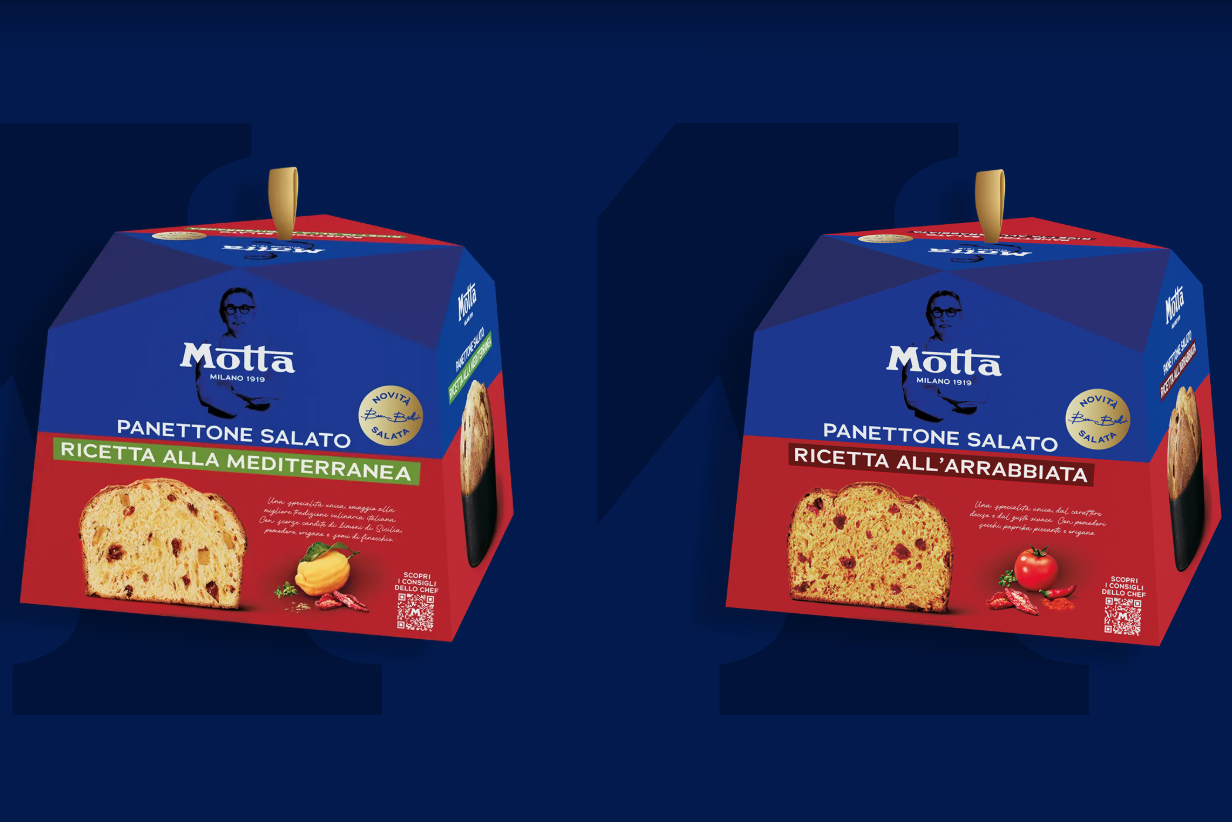motta panettone salato ricetta alla mediterranea 2025 arrabbiata confezioni