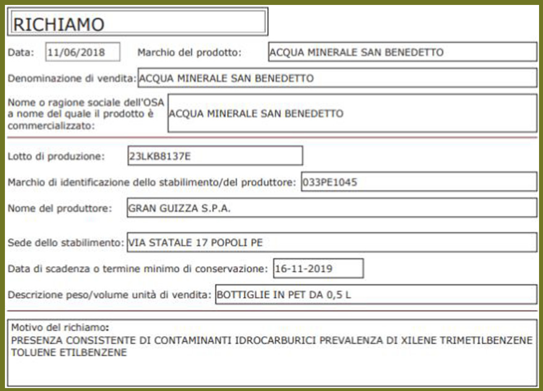 modulo richiamo acqua san benedetto 2018 gran guizza idrocarburi